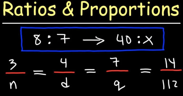 Ratio and Proportion